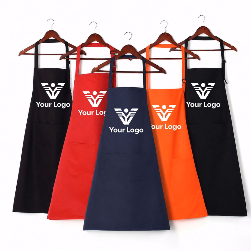 Adjustable Pocket Bib Apron