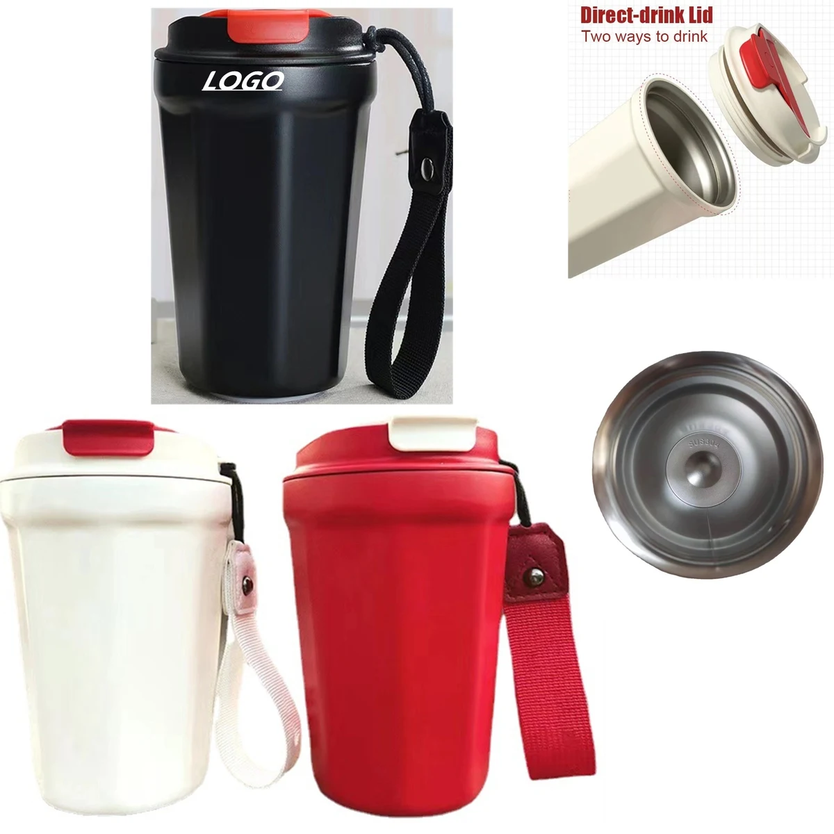13oz Stainless Steel Coffee Mug 1