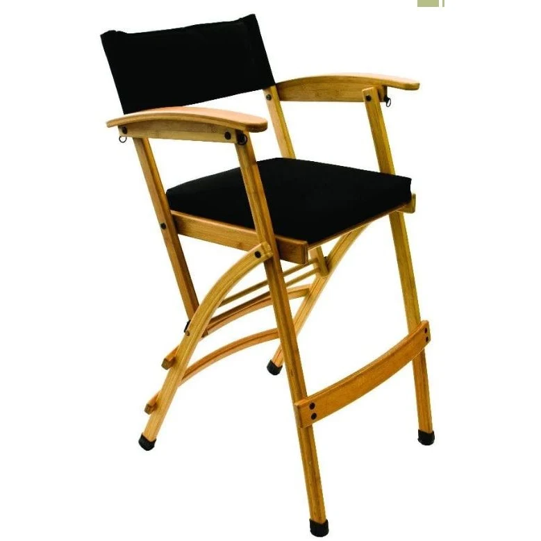 Deluxe 32" Bamboo Tall Hollywood Director Chair (BLANK Only) 1
