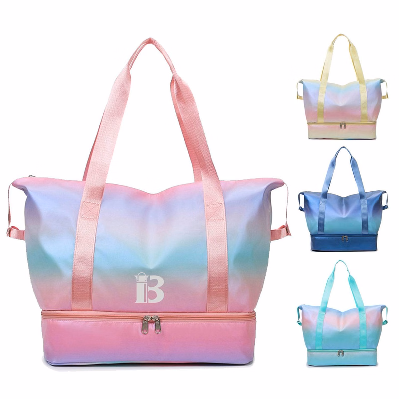 Lightweight Oxford Gym Tote Bag w/ Large Capacity