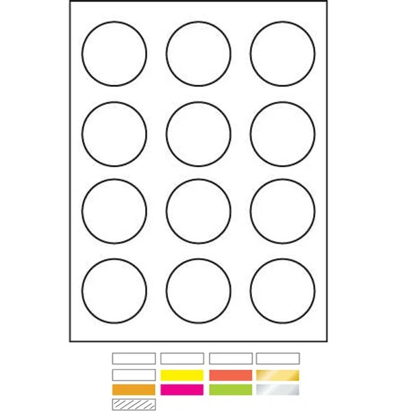 Laser Labels Printed (2" Diameter) 1
