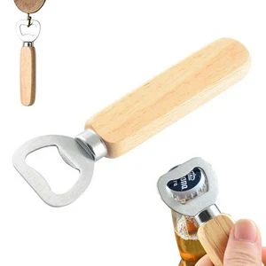 Handy Oak Wood Bottle Opener 1