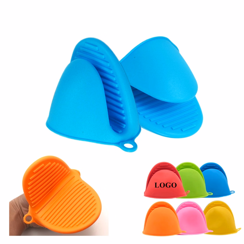 Silicone Heat Resistant Cooking Pinch Mitts MOQ 50PCS