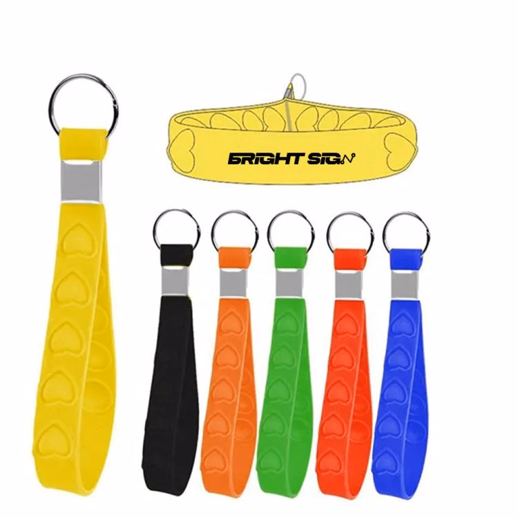 Push-Pull Bubble Fidget Toy Keychain