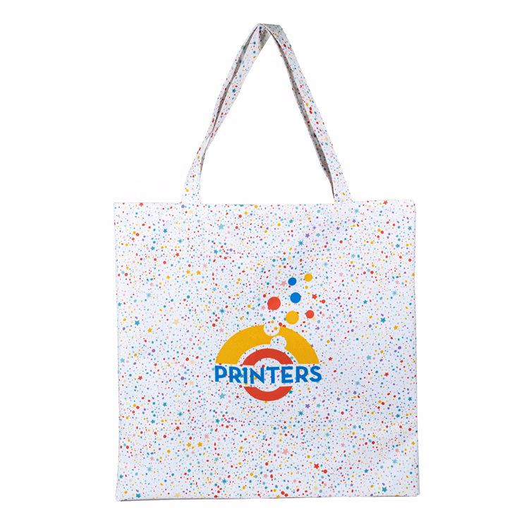 Sublimated Handles Large Flat Tote