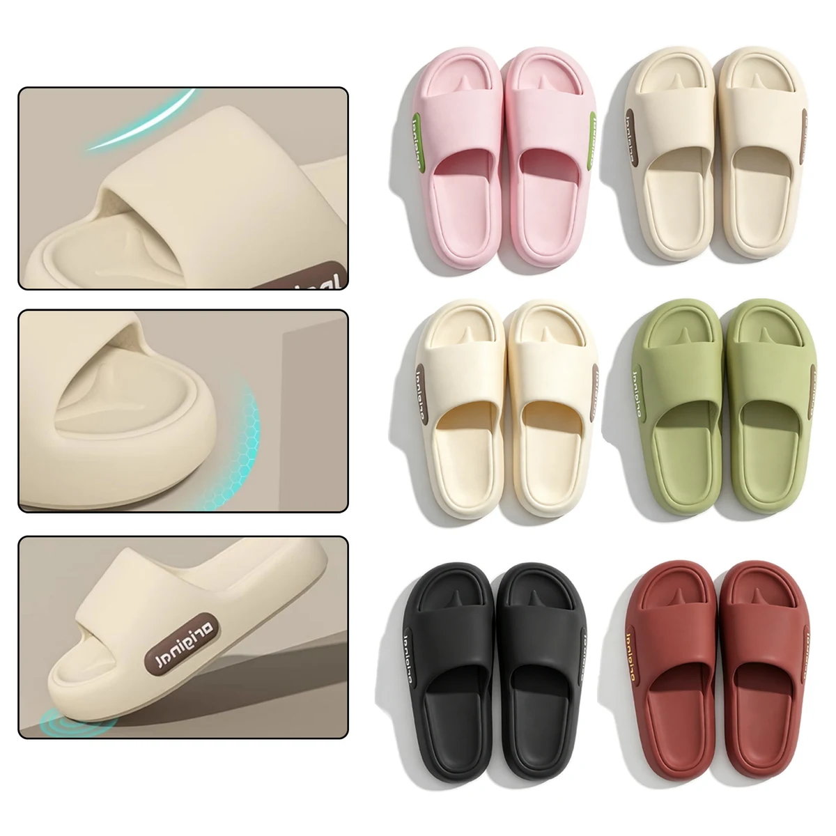 Thickened Sole Slippers 1