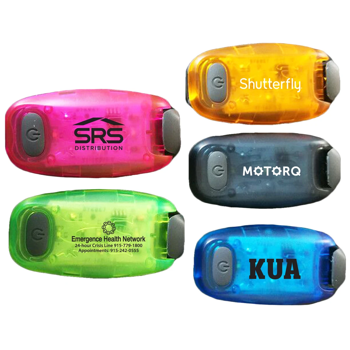Flashing LED Safety Light with Clip 1