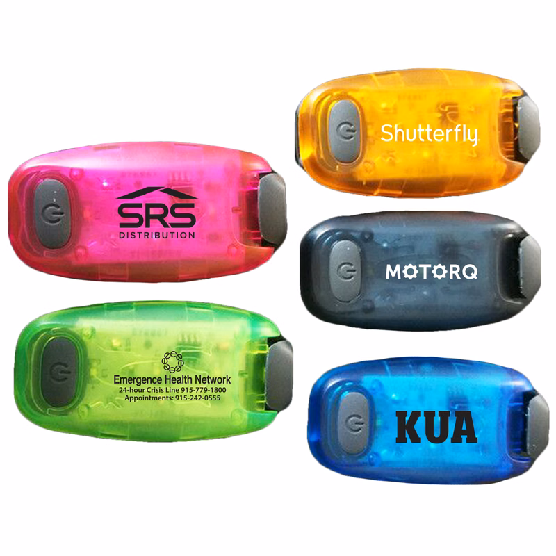 Flashing LED Safety Light with Clip