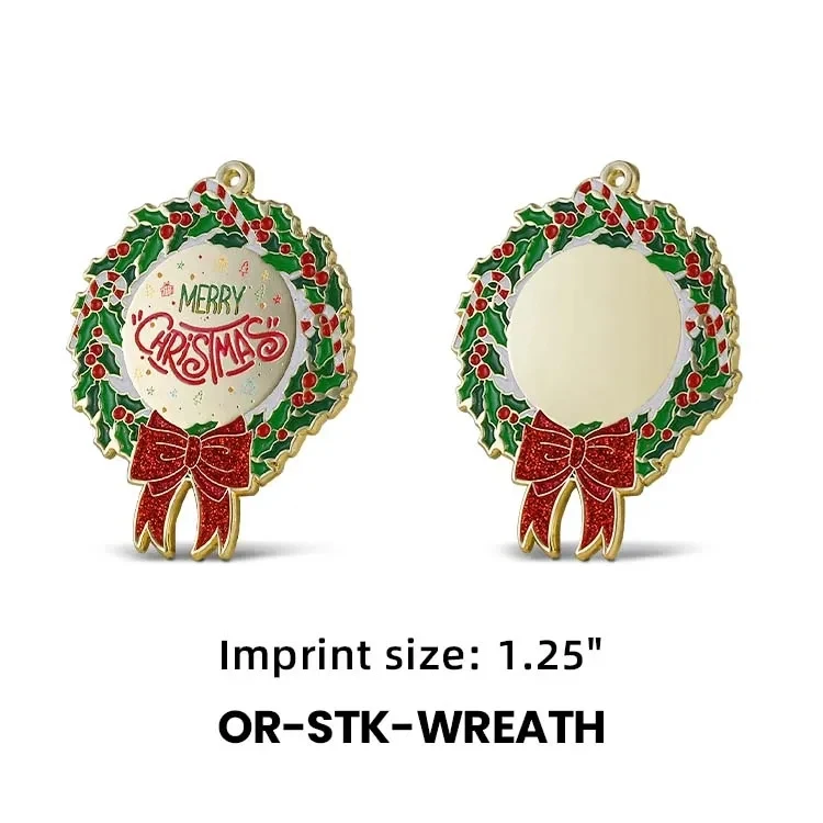 2.5" Custom Stock UV Printing Ornaments 1