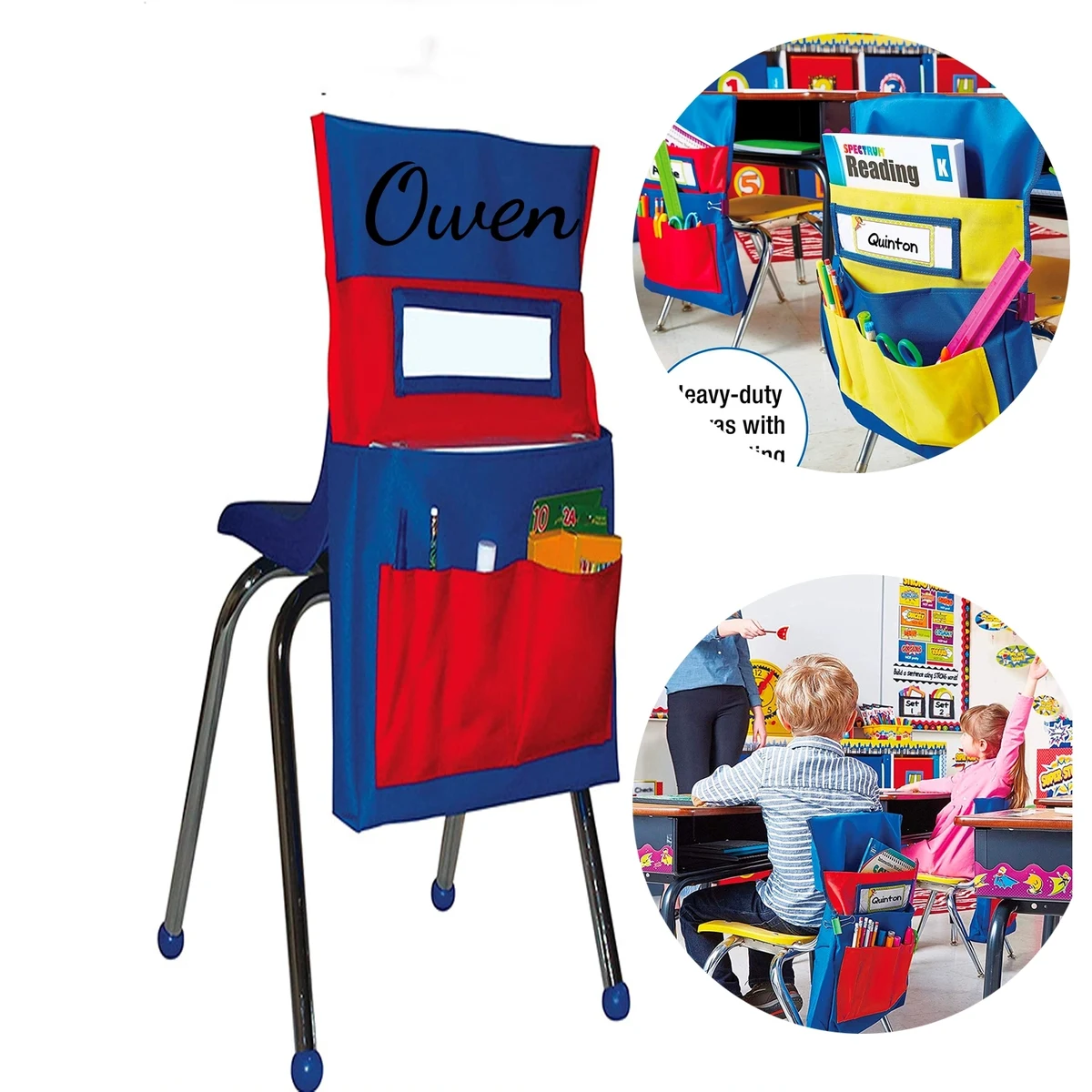 Classroom Chair Back Hanging Bag 1