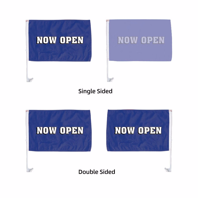 20" Drivable Double-Sided Premium Car Window Flag