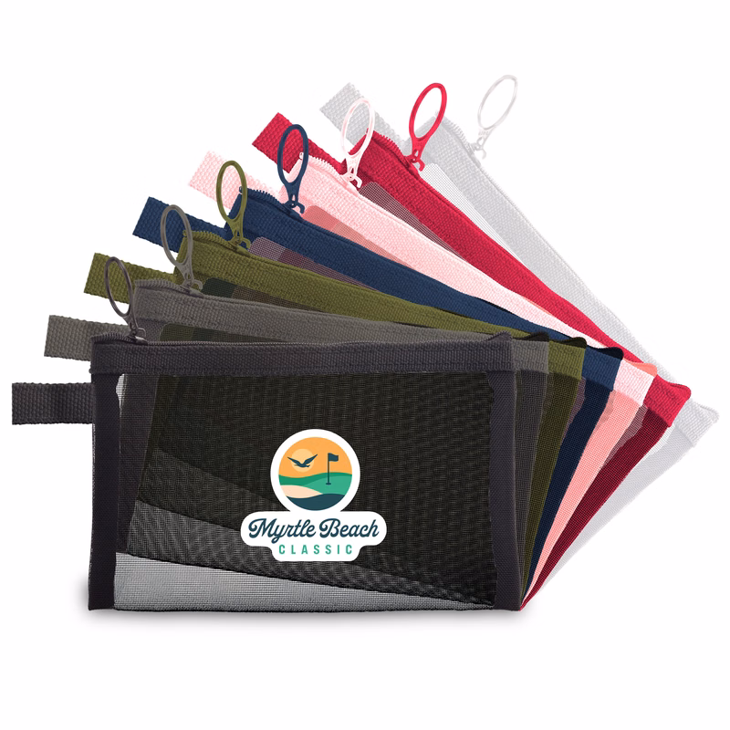 Mesh Bag - Compact, with Center Imprint