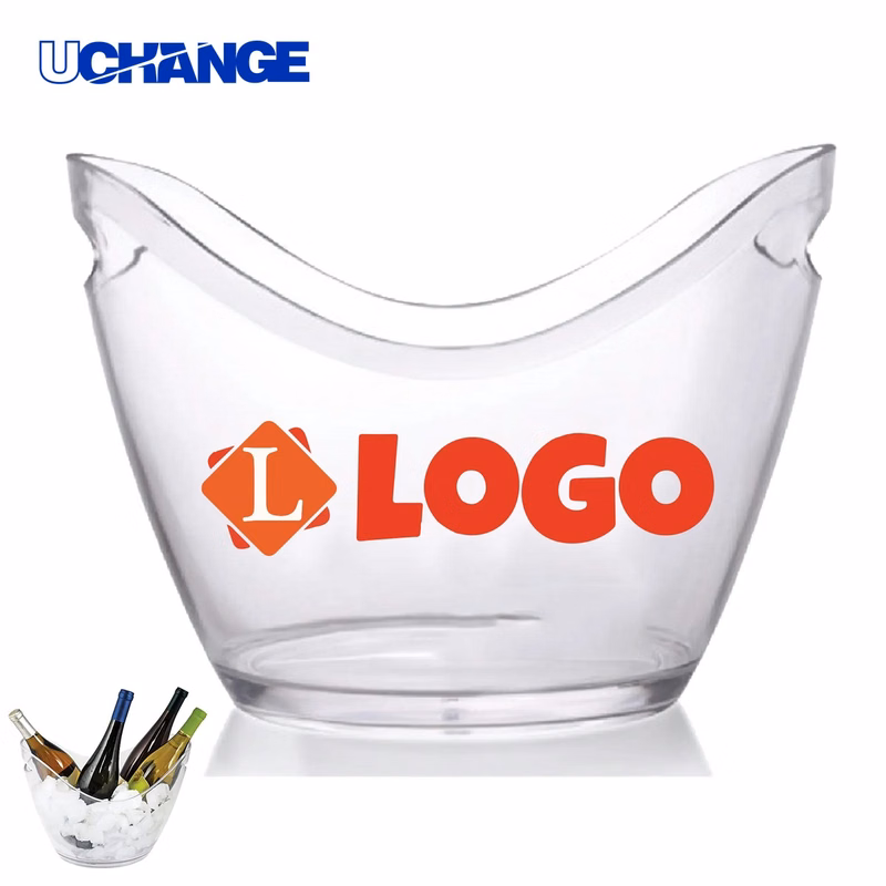 Clear Acrylic Ice Bucket Container (5L)