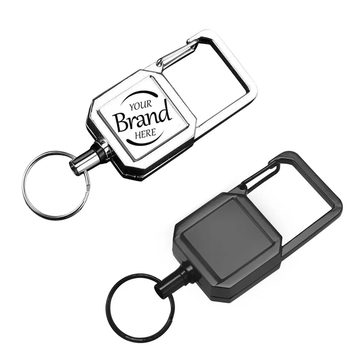 Metal Badge Reels Retractable Keychain 1