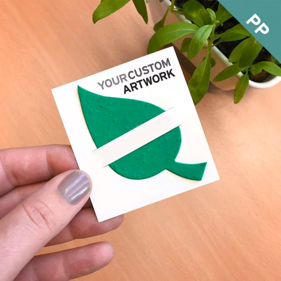Single-Sided Mini Slot Cards With Plantable Shape