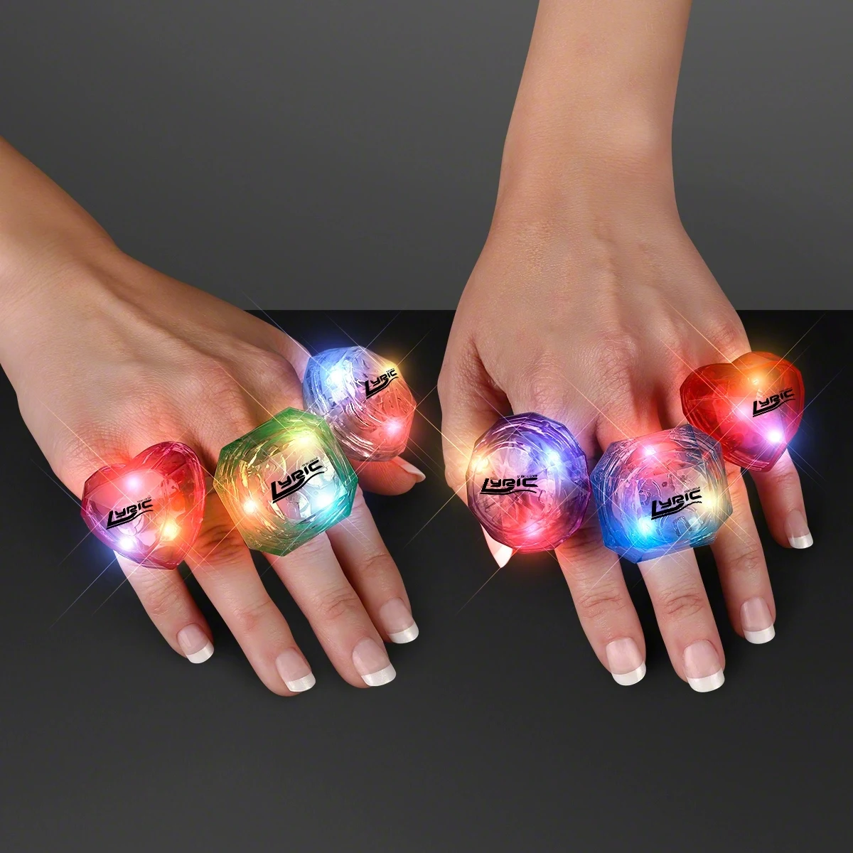 Light-up huge gem ring 1