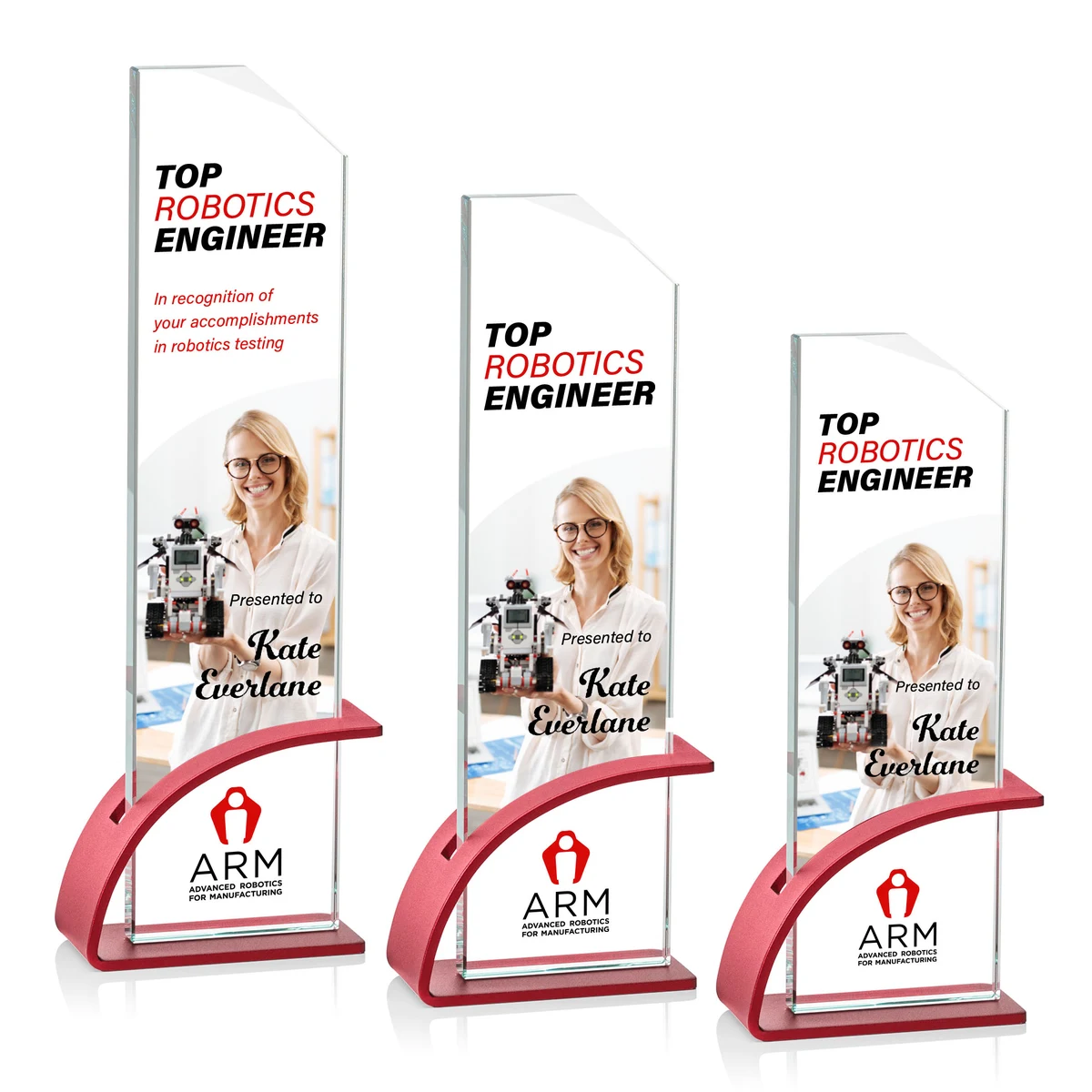 Barton VividPrint™ Award - Red 1