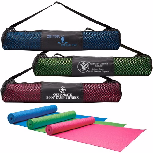 Yoga Fitness Mat & Carrying Case