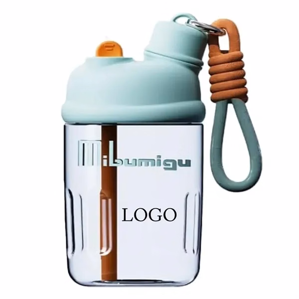 Double Drink Sports Water Bottle for Commutes, Fitness and Travel