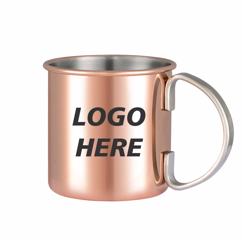 Custom 16 oz Stainless Steel Big Grip Beer Mug