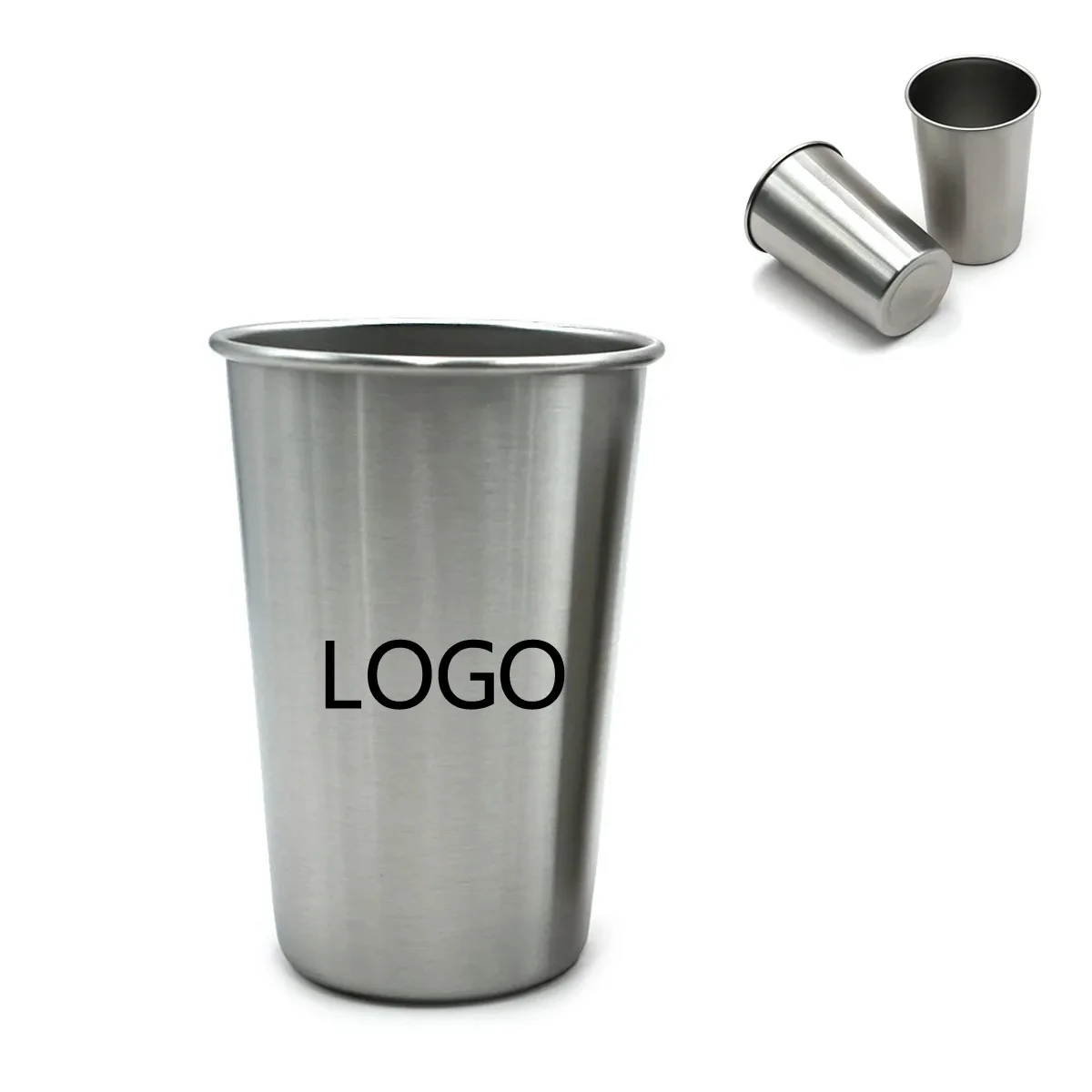 12oz Stainless Steel Beer Cups 1