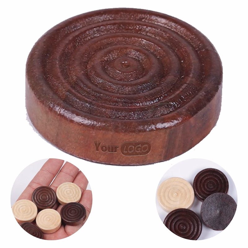 24Pcs Wooden Chess Accessories