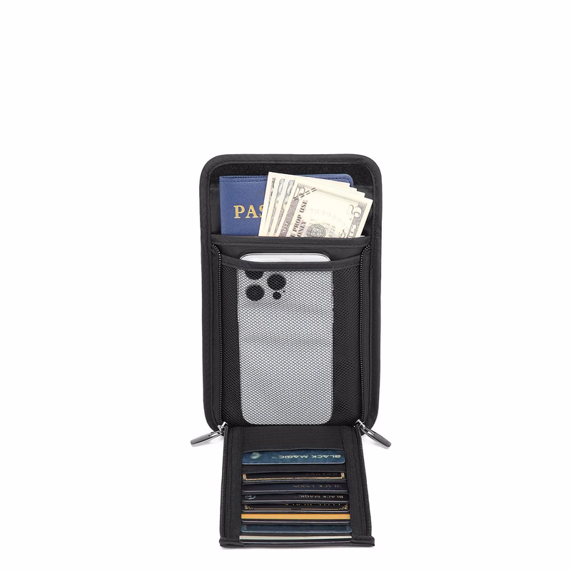 RFID Secured Clear View Crossbody Bag