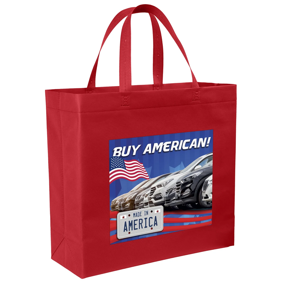 Patriot™- USA Made Non-Woven Tote - ColorVista 1