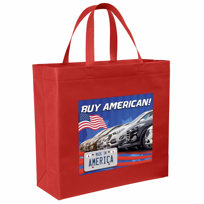 Patriot™- USA Made Non-Woven Tote - ColorVista