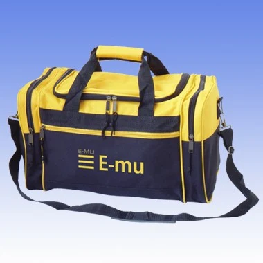 Duffel bag (Black with Yellow trim) 1