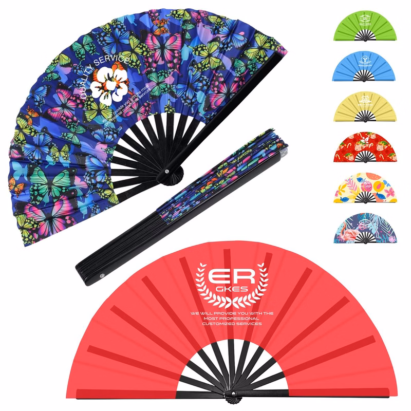 Double Sided Full Color Large Folding Fan