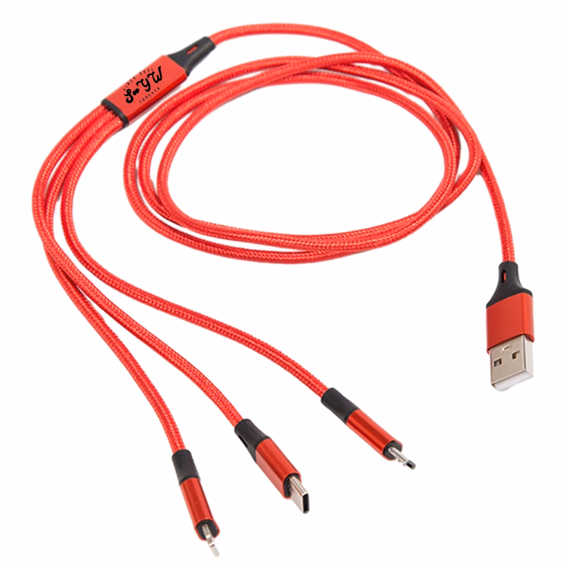 Multi Universal 3 in 1 USB Charger Cable MOQ 100