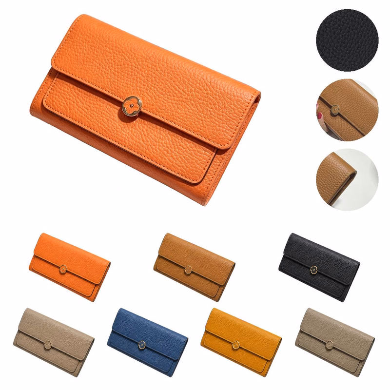 Flap Organizer Genuine Leather Ladies Wallet