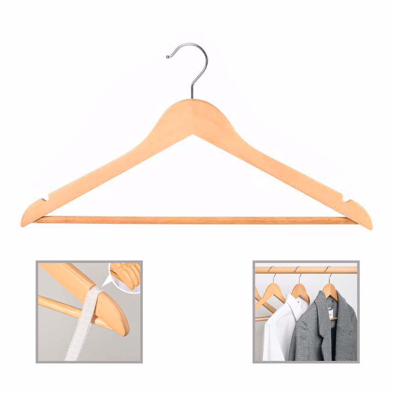 Classic Solid Wood Apparel Hangers