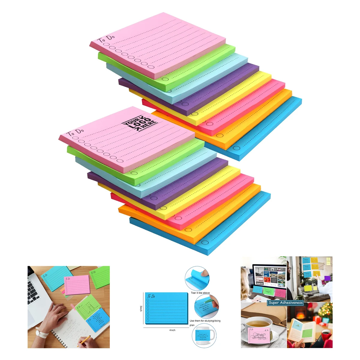 3" X 4" 50 Sheets Lined Sticky Note 1