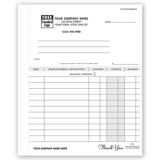 Statement, One Write System 1