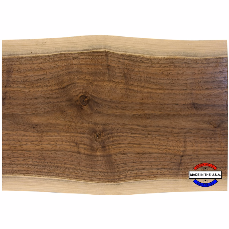 13 3/4"x 9 3/4" Black Walnut Cutting and Charcuterie Board MADE IN THE USA!