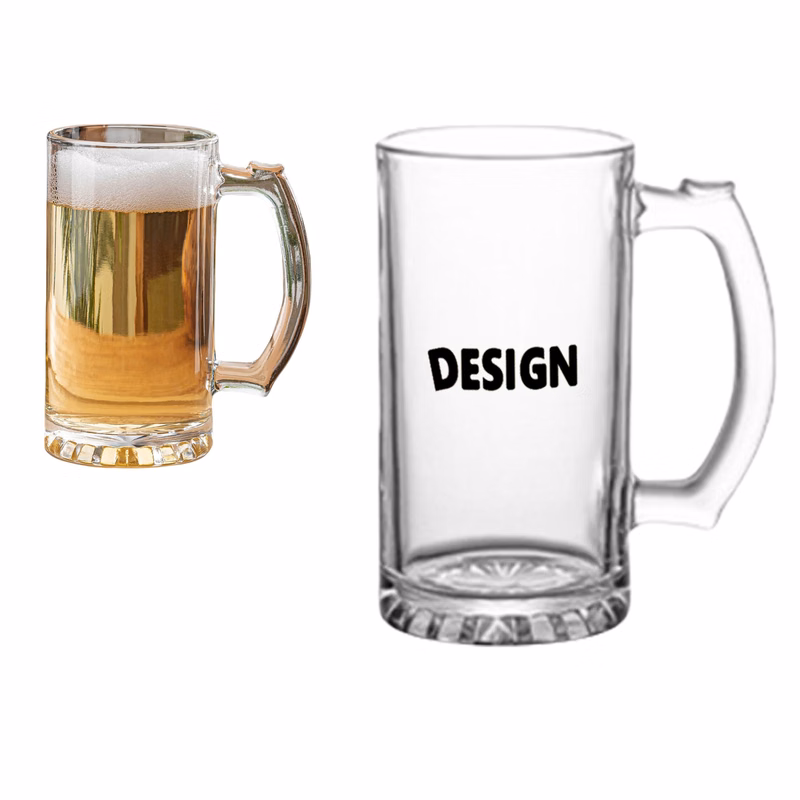 Customizable Logo Glass Beer Mugs