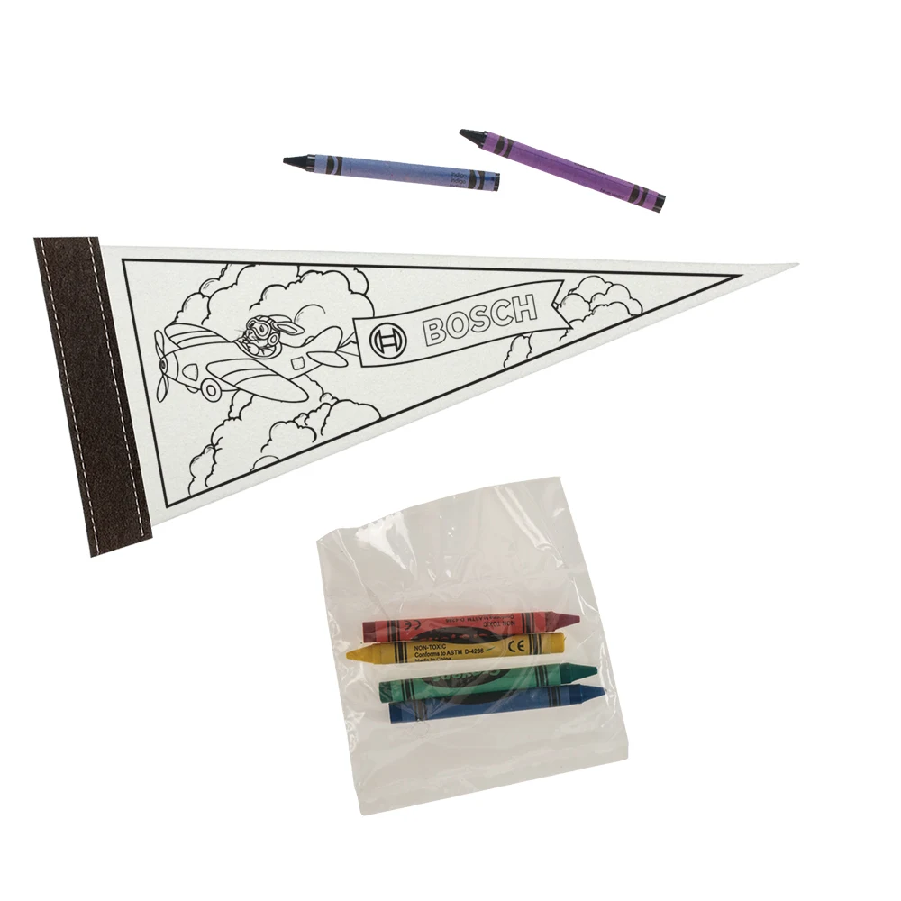 Pennants - 5" x 12" Color Me 1