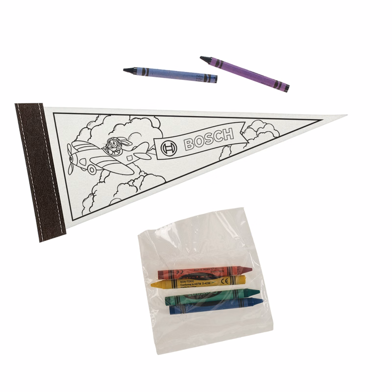 Pennants - 5" x 12" Color Me