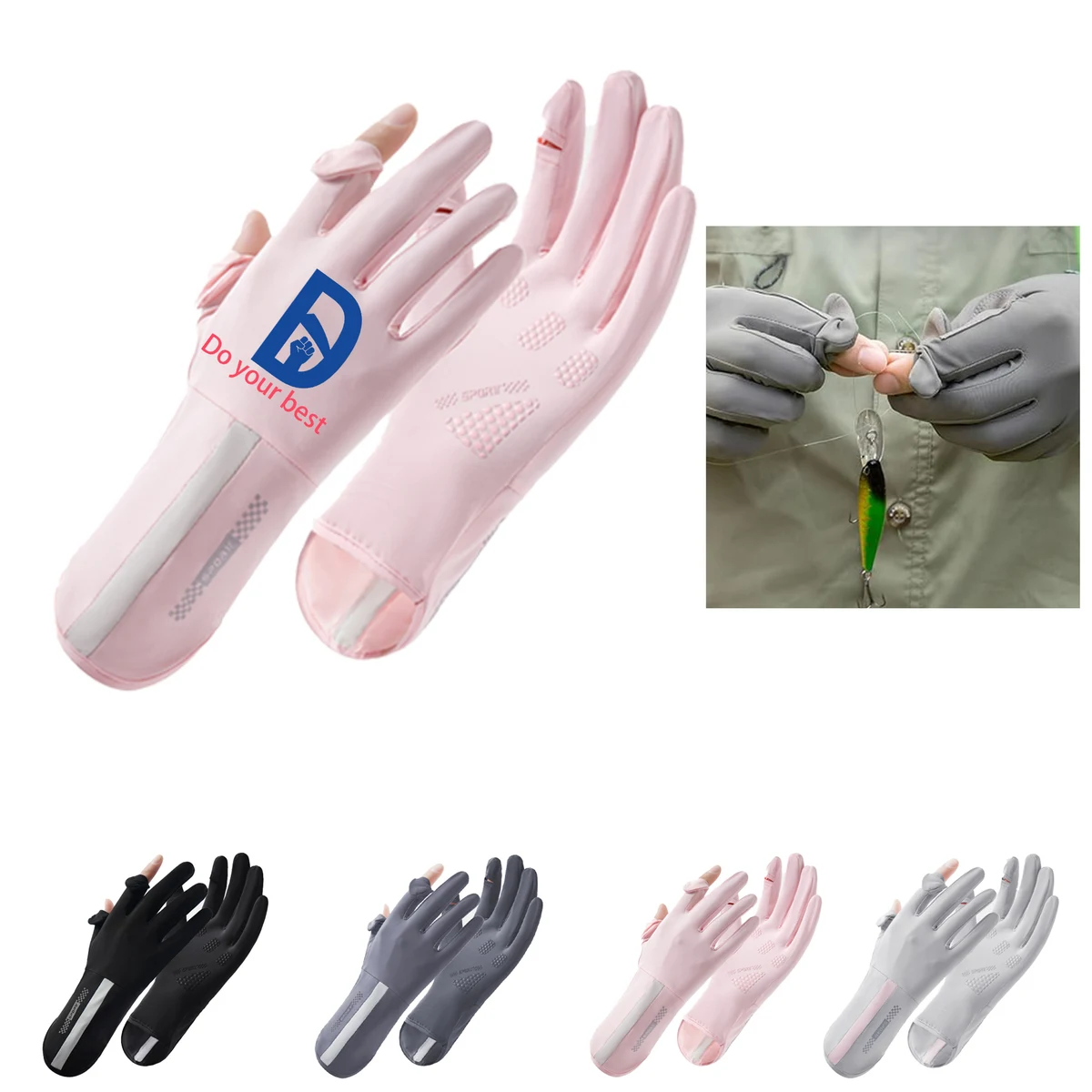 Sun Protection Gloves MOQ 50 for Sports and Outdoor 1