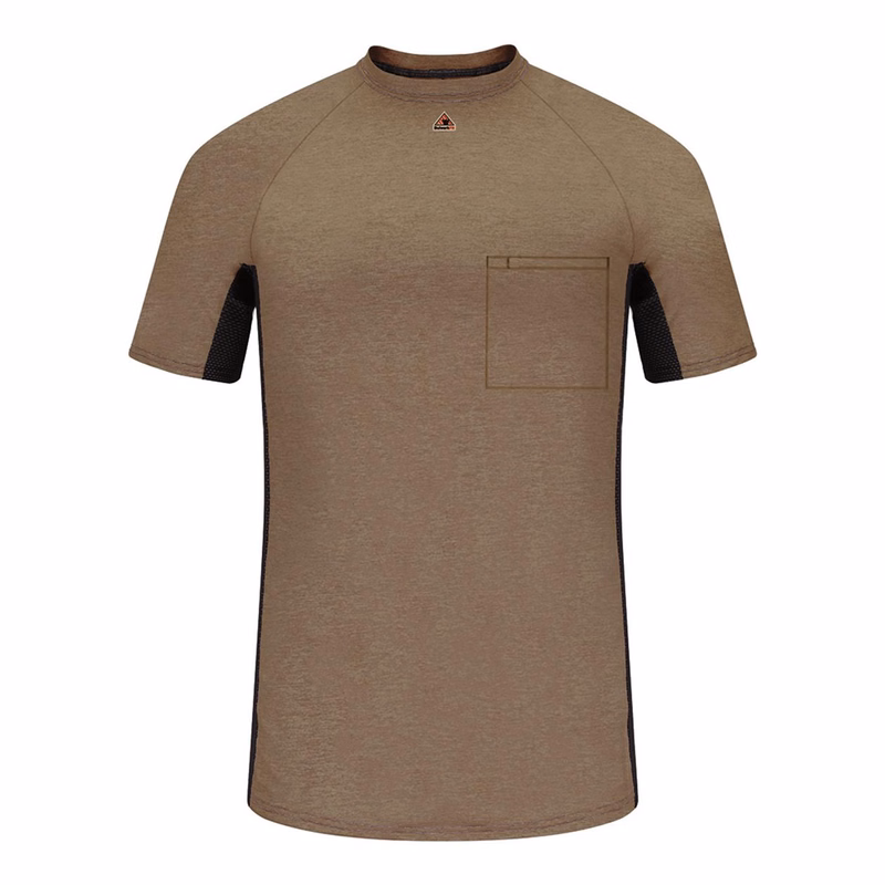 Men's FR Two-Tone Base Layer with Concealed Chest Pocket- EXCEL FR - MPS4