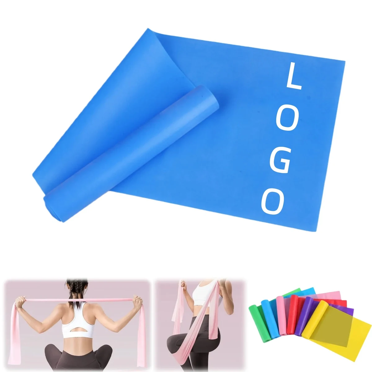 TPE Fitness Resistance Bands Hip Exercise Stretch Band 1