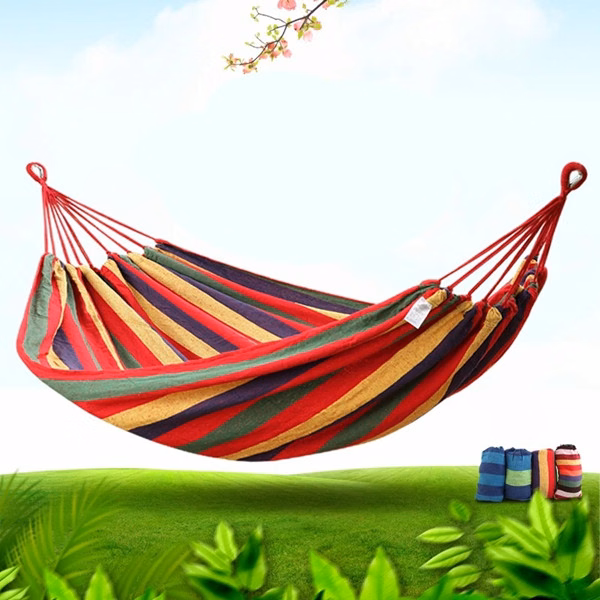 Rainbow Canvas Hammock