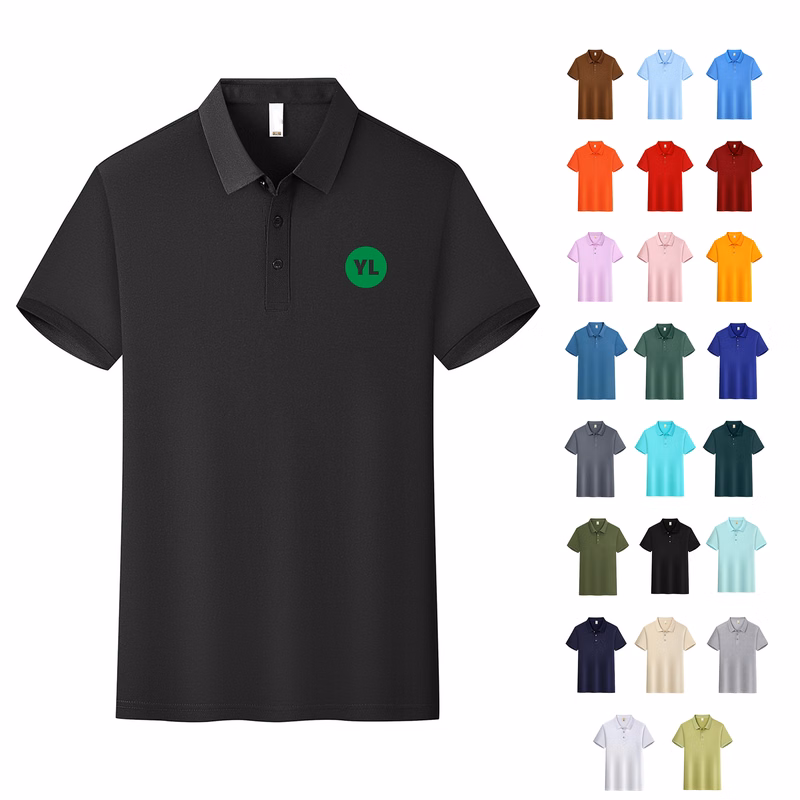 Men's Quick-Dry Polo Shirt - Fine Texture Finish
