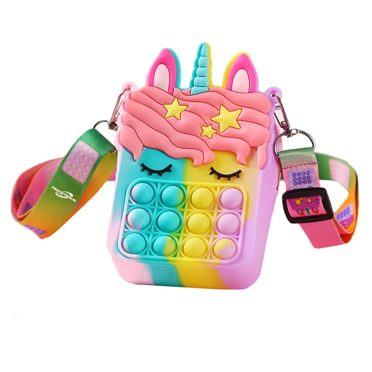 Unicorn Pop Shoulder Bag Fidget Backpack Toys Holiday Gifts 1
