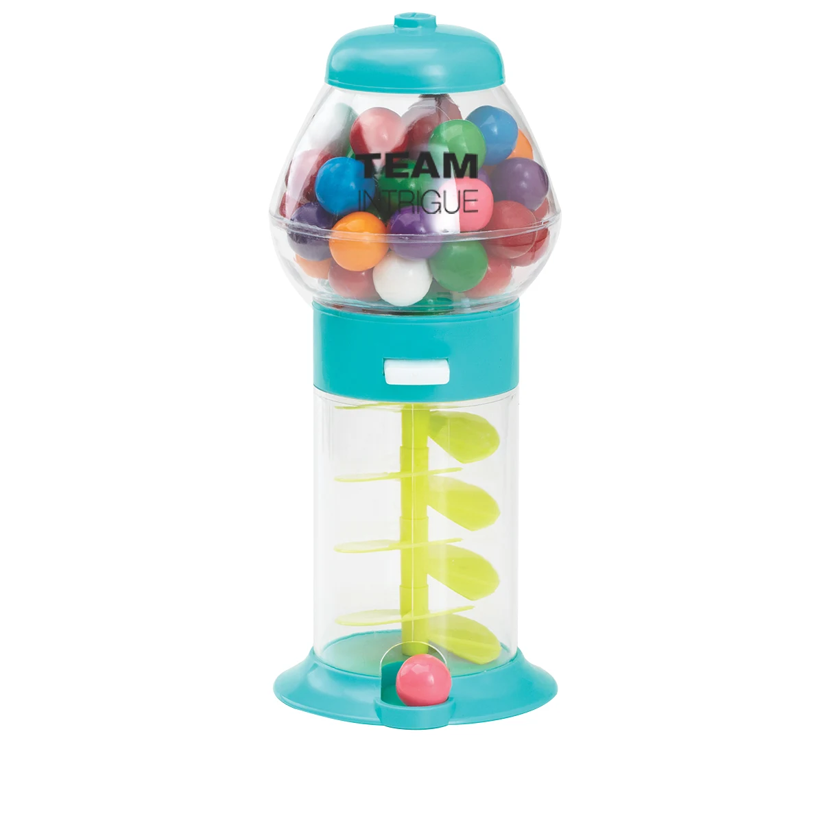 7 1/4" Assorted Color Mini Gumball Machine 1