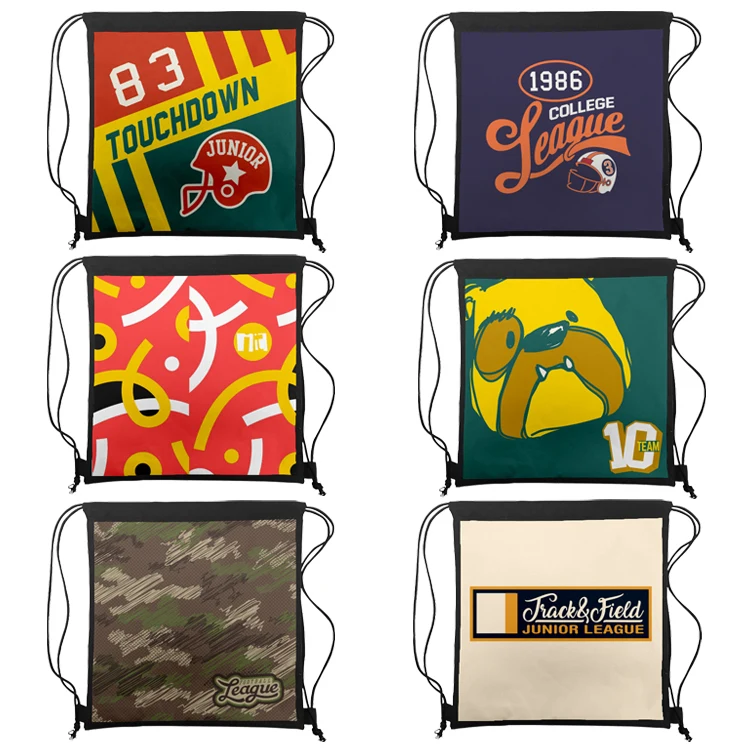 Economy Sublimated Drawstring Pack 1