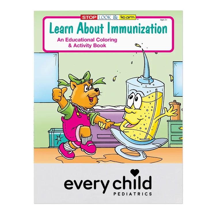 Learn About Immunization Coloring Book 1