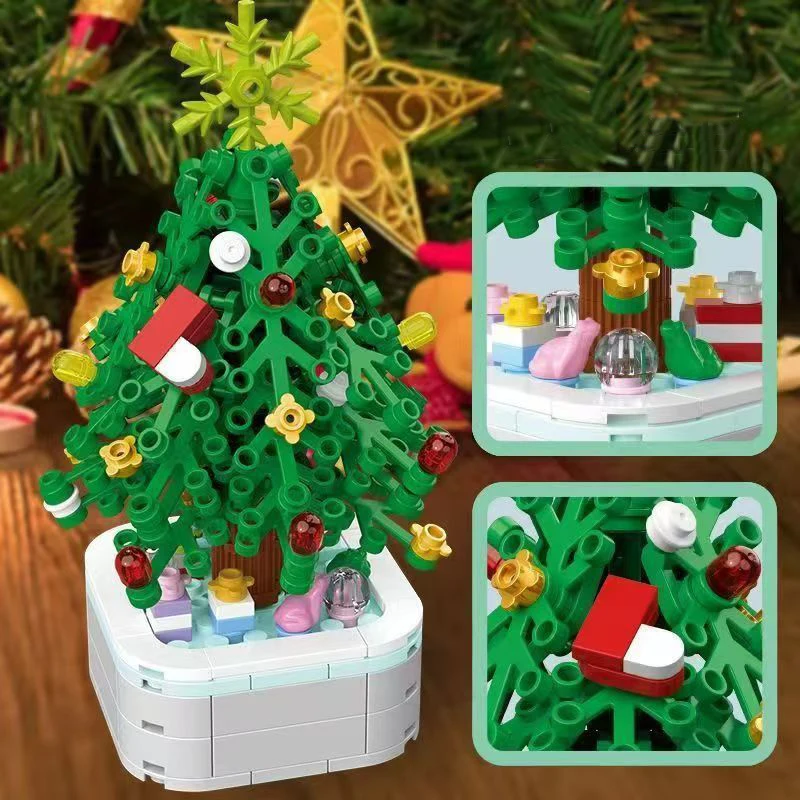 Mini Christmas Tree Decorations for Tabletop & Home - Gifts for Boys & Girls 1